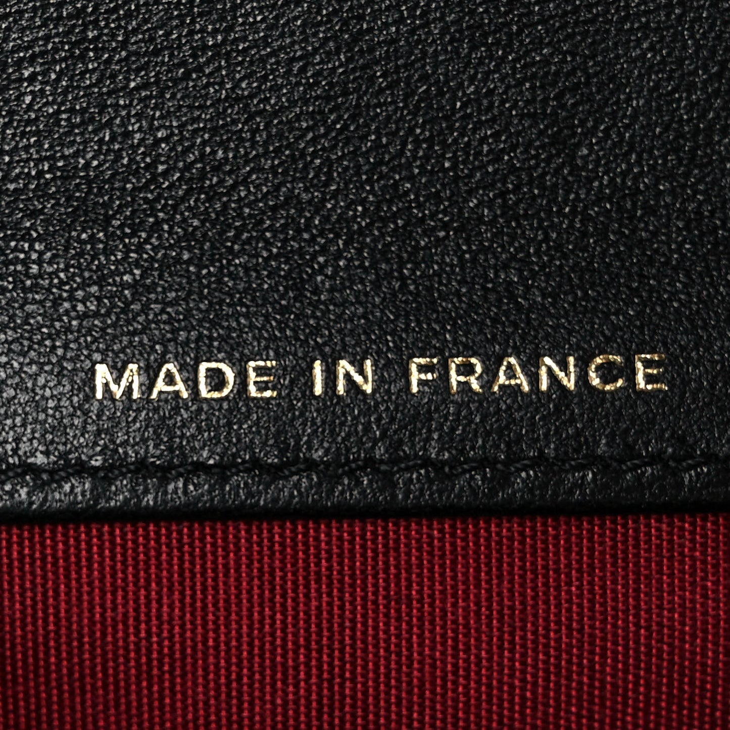 Goatskin Quilted Chanel 19 Glasses Case With Chain Black