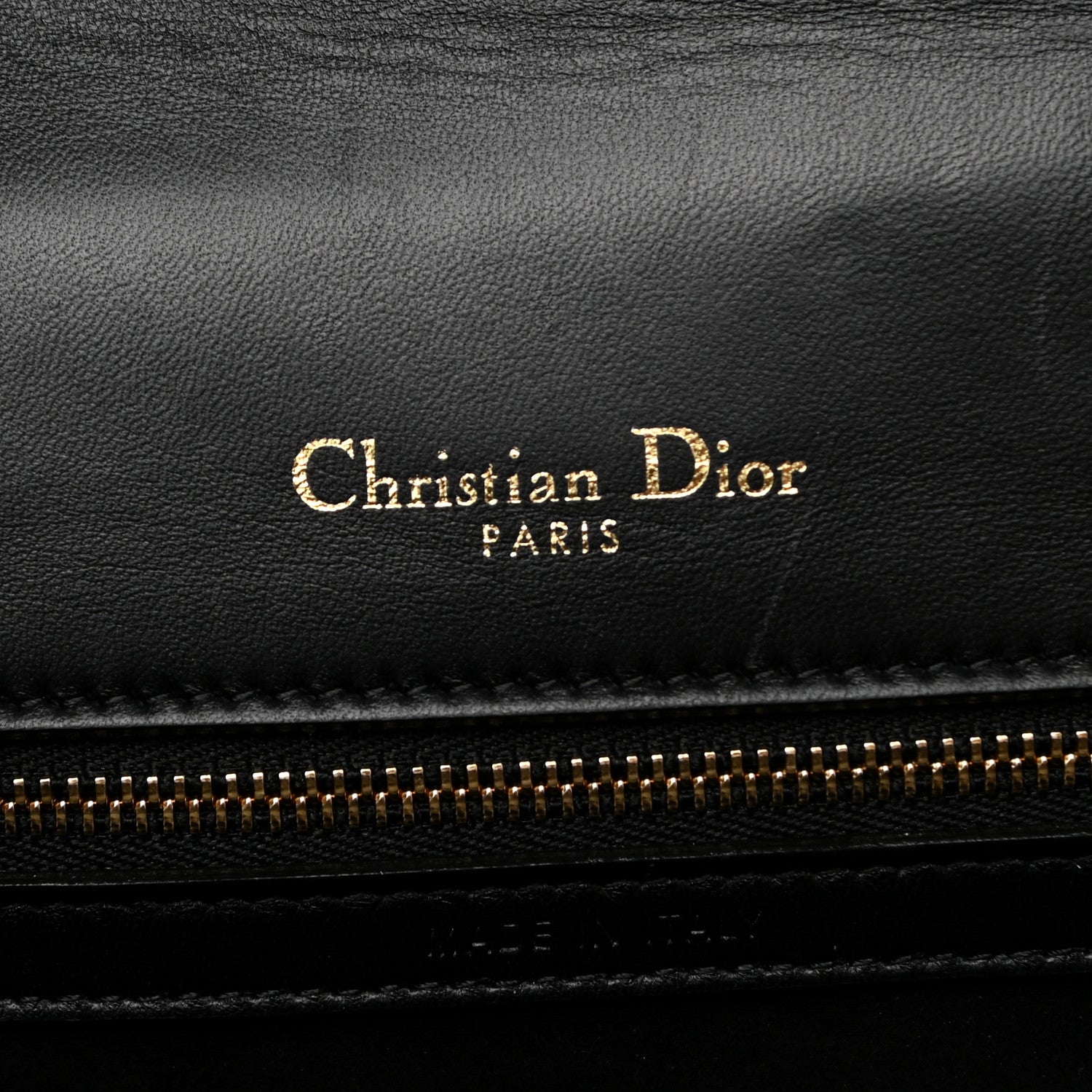Christian Dior Lambskin Medium Diorama Flap Bag Black 6 of 13