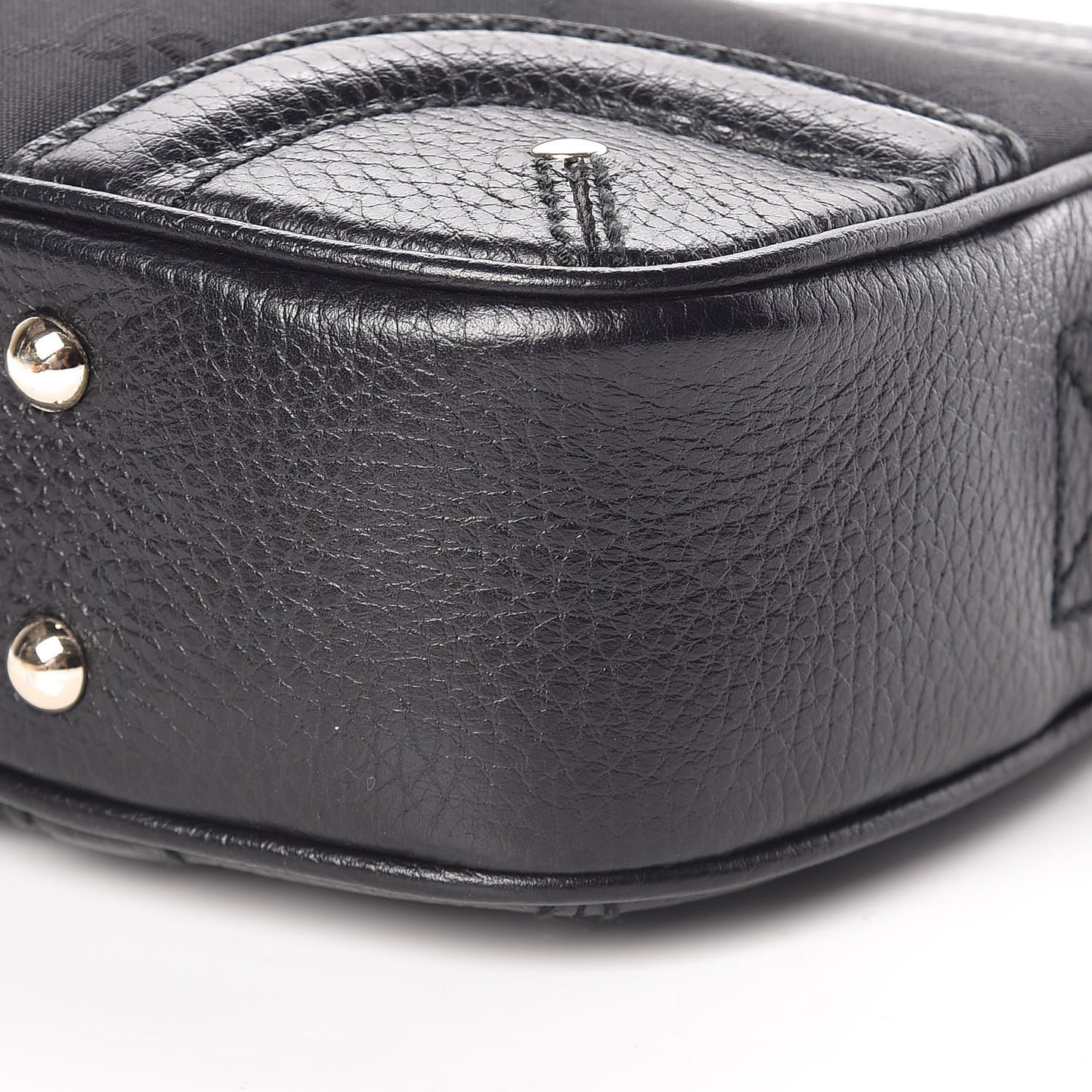 Monogram Crest Shoulder Bag Black