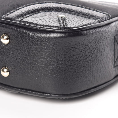 Gucci Monogram Crest Shoulder Bag Black 9 of 12
