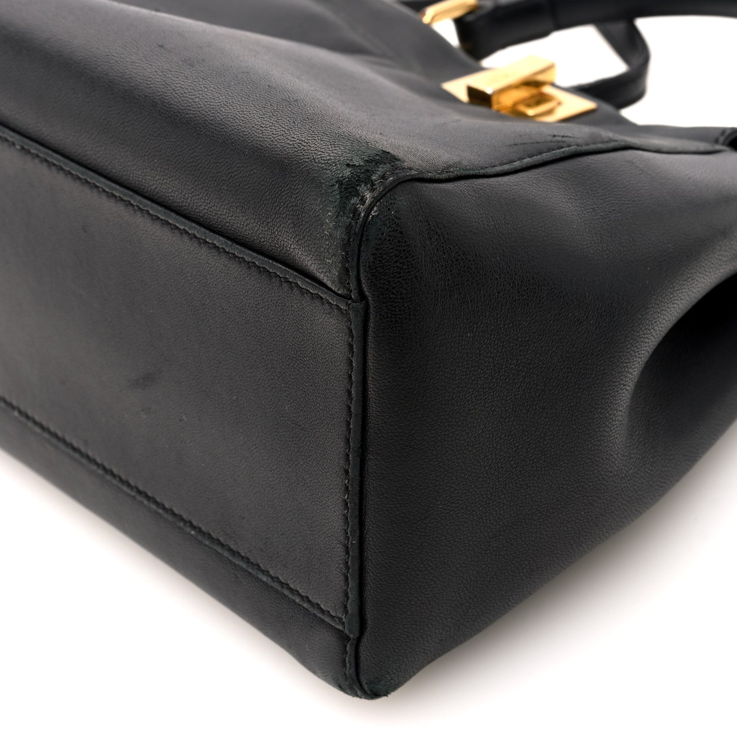 Nappa Mini Peekaboo Iconic Satchel Black