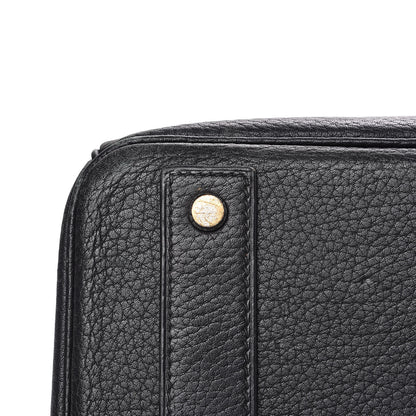 Hermes Taurillon Clemence HAC Birkin 40 Black 25 of 33