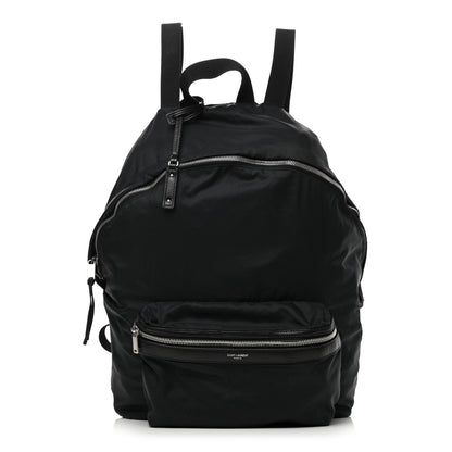 Saint Laurent Nylon City Fold Up Backpack Belt Bag Black 2 of 37