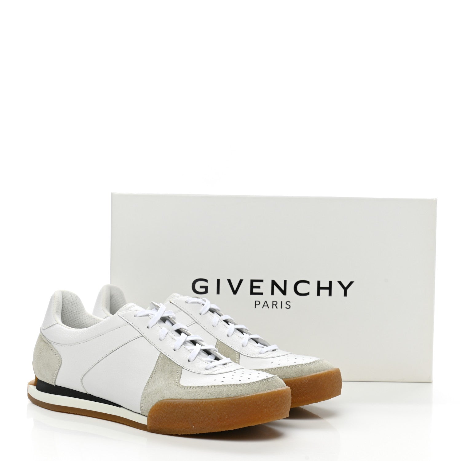 Givenchy Calfskin Set3 Tennis Sneakers 39 White Black 5 of 10