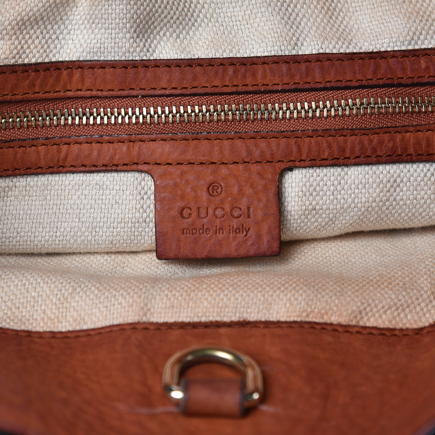 Gucci Vitello Range Medium Soho Chain Shoulder Bag Old Whisky 6 of 19