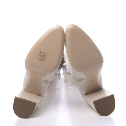 Hermes Suede Goatskin Over The Knee Boots 37.5 White 5 of 7
