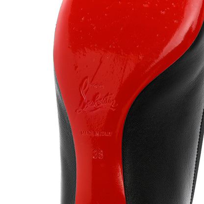 Christian Louboutin Shiny Nappa La Massine Flats 38 Black 7 of 18
