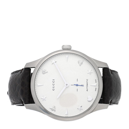 Gucci Stainless Steel Alligator 40mm G-Timeless Charm Automatic Watch 2 of 5