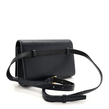 Saint Laurent Smooth Calfskin Monogram Kate Belt Bag Deep Marine Black 3 of 16