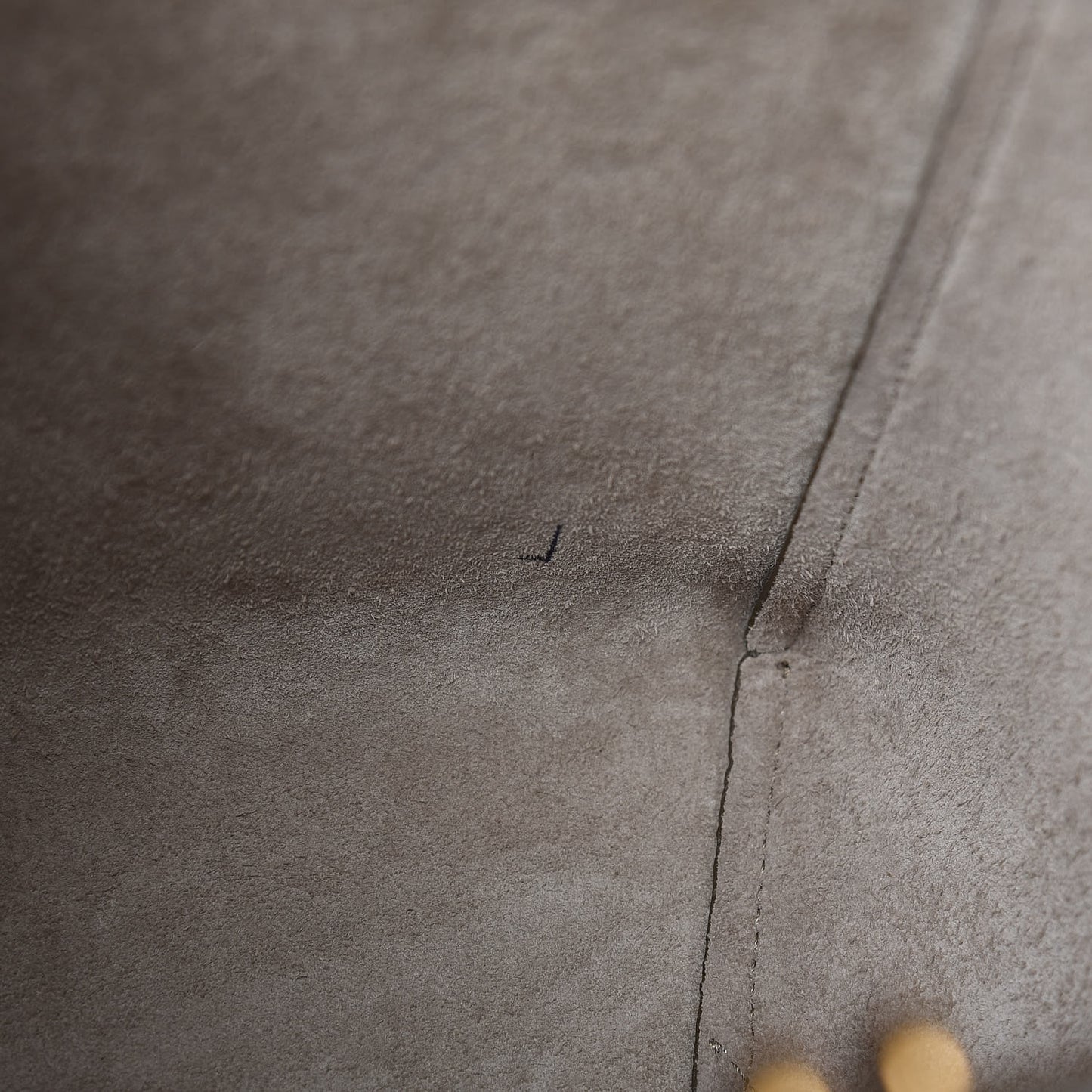 Soft Grained Calfskin Small Sangle Bucket Bag Taupe