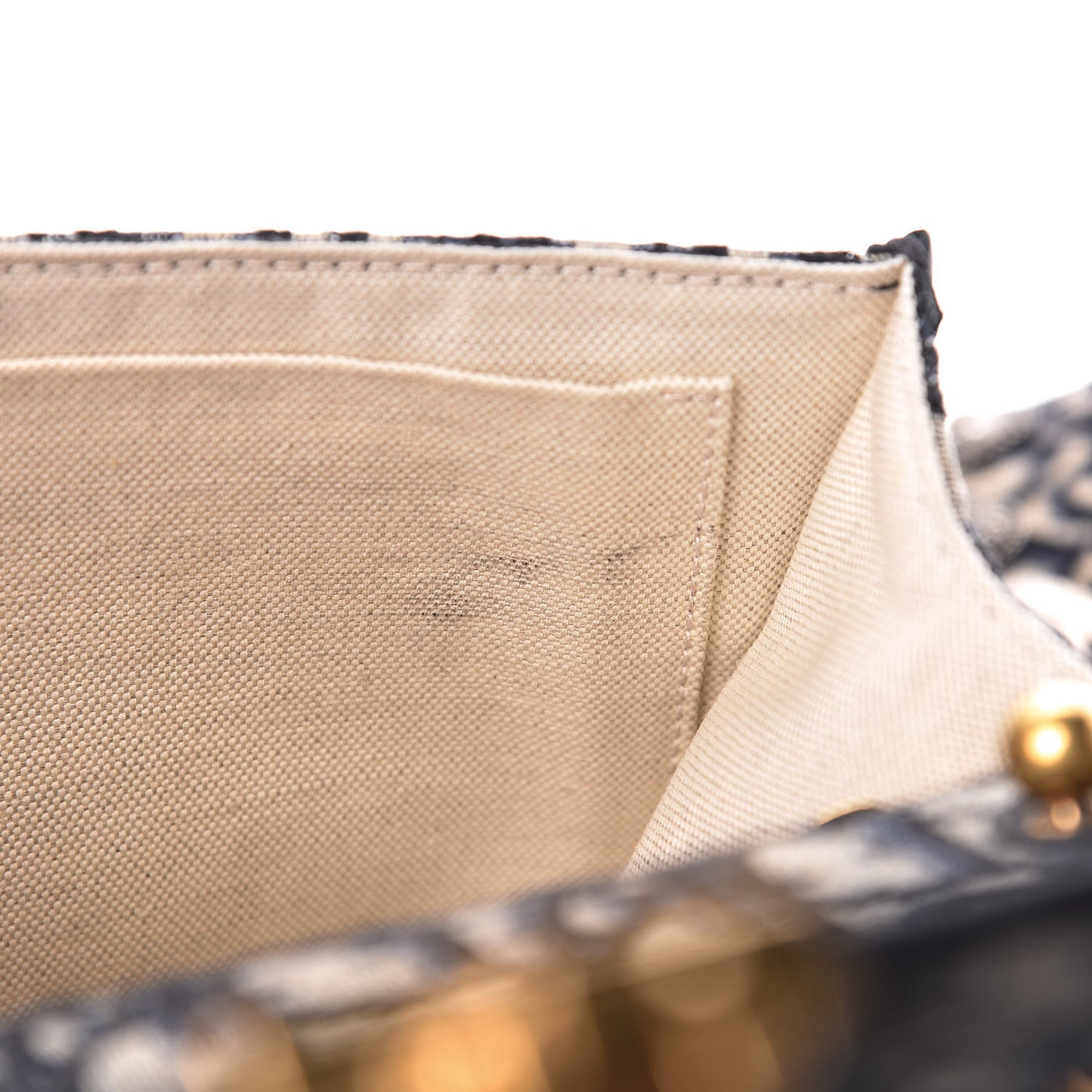 Oblique DiorAddict Flap Bag Navy Blue