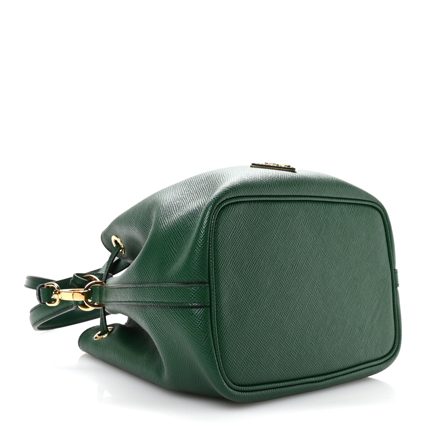 Saffiano Cuir Bucket Bag Biliardo