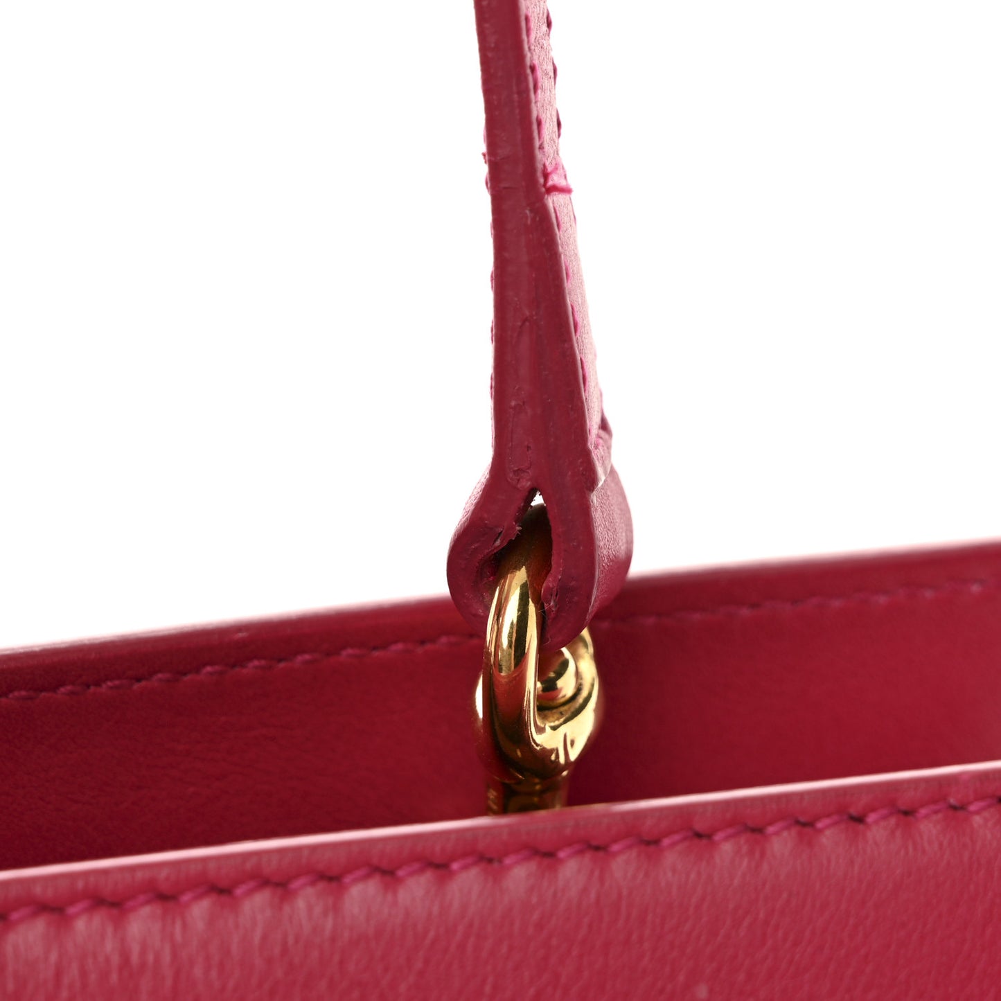 Calfskin Small Sac De Jour Lipstick Pink