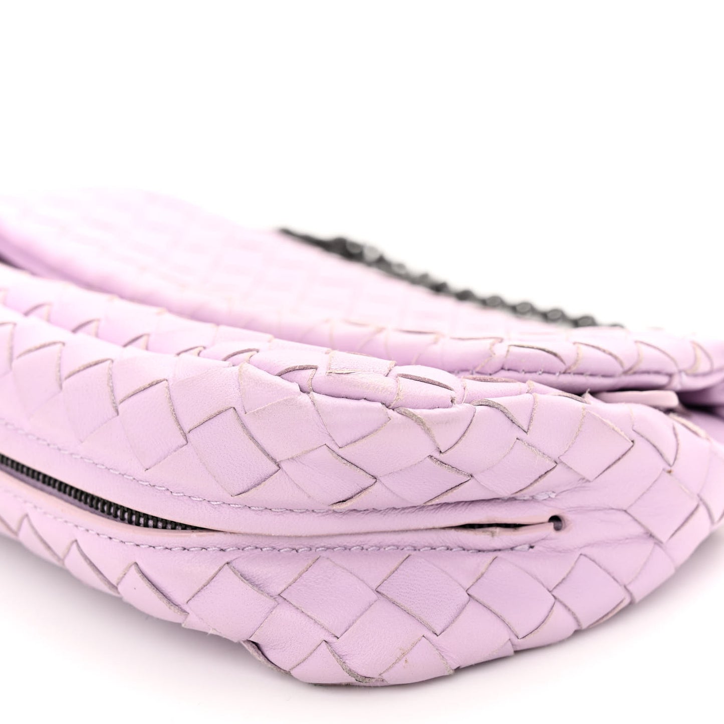 Nappa Intrecciato Small Chain Crossbody Parme