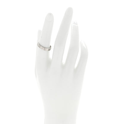 Cartier 18K White Gold 3.5mm LOVE Wedding Band Ring 53 6.5 2 of 4