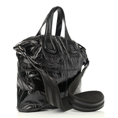 Givenchy Crinkled Patent Calfskin Medium Nightingale Black 3 of 18