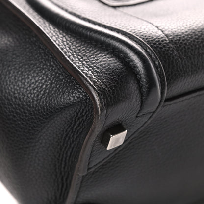 Celine Drummed Calfskin Micro Luggage Black 9 of 17