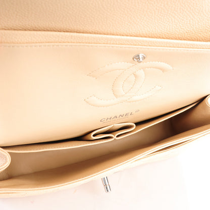 Chanel Caviar Quilted Medium Double Flap Beige Clair 5 of 8