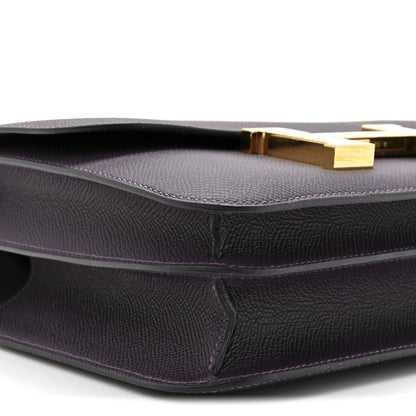 Hermes Epsom Constance 24 Raisin 11 of 14