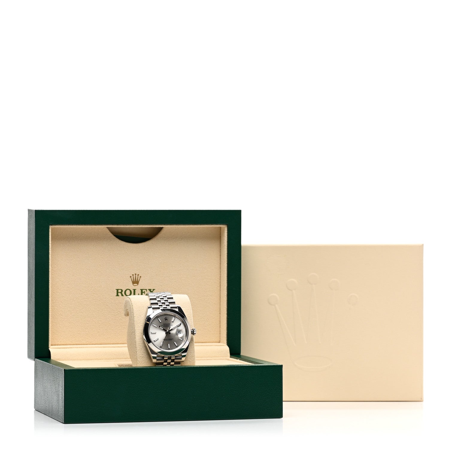 Rolex Stainless Steel 41mm Oyster Perpetual Datejust Watch Silver 126300 5 of 5