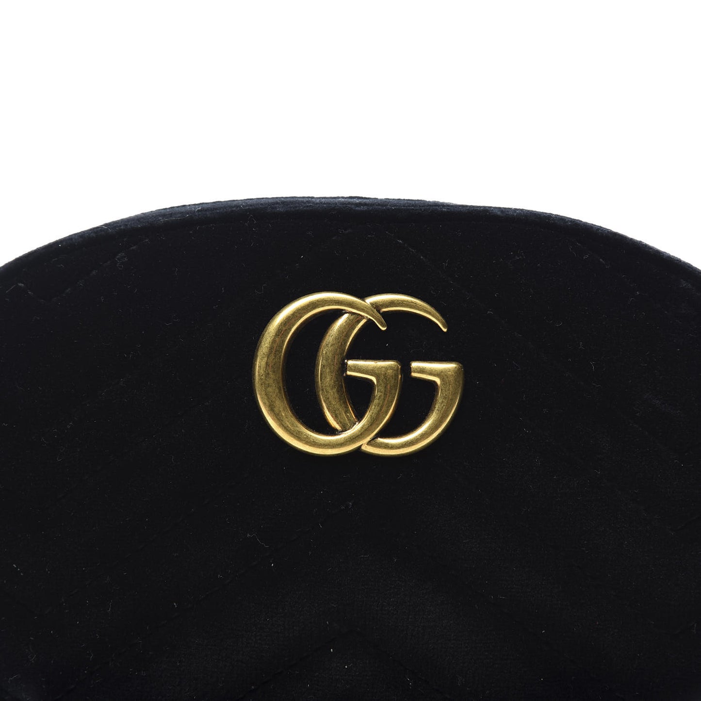 Velvet Matelasse GG Marmont Belt Bag 95 38 Black