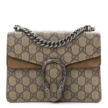 Gucci GG Supreme Monogram Mini Dionysus Shoulder Bag Taupe 1 of 13
