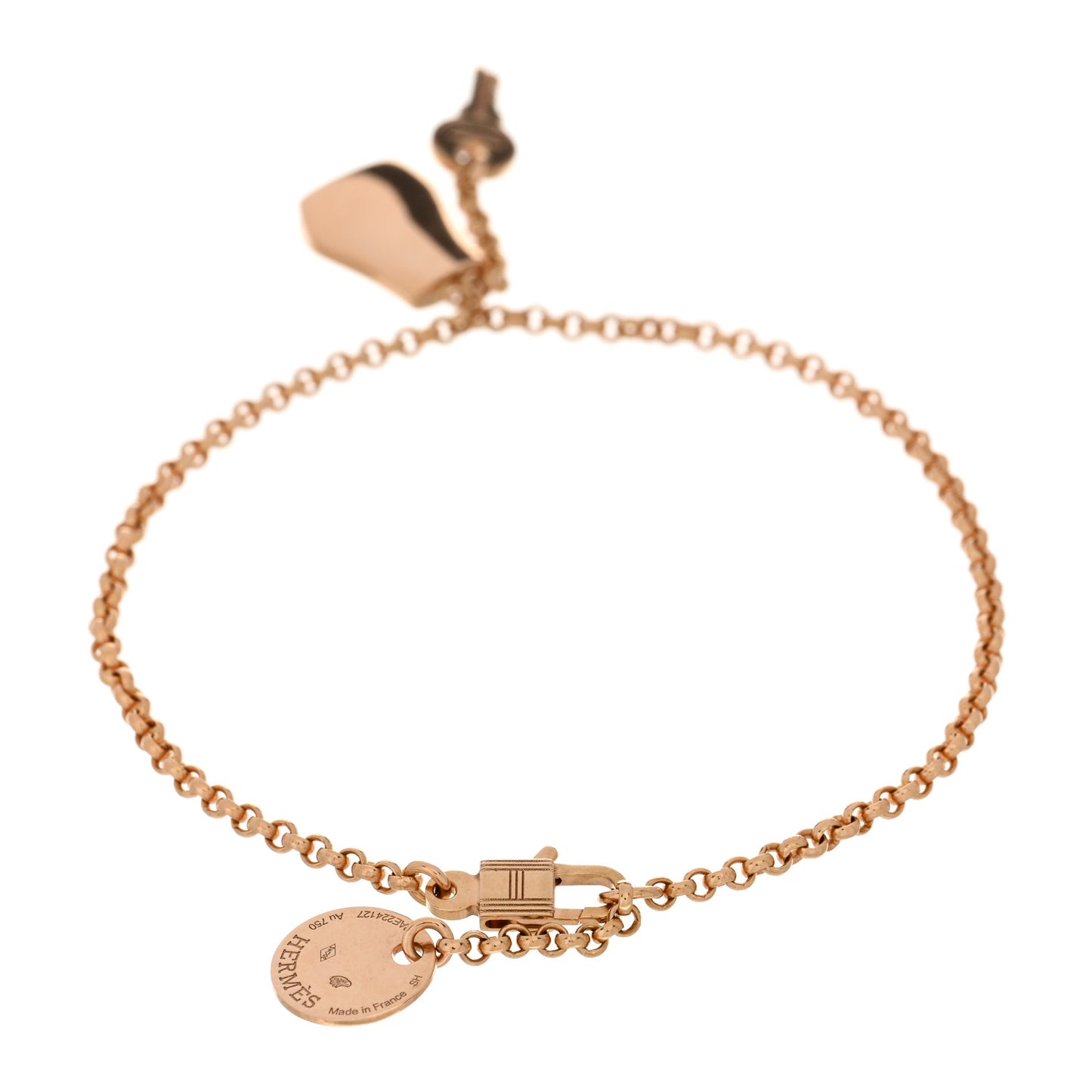 18K Rose Gold PM Kelly Clochette Bracelet SH