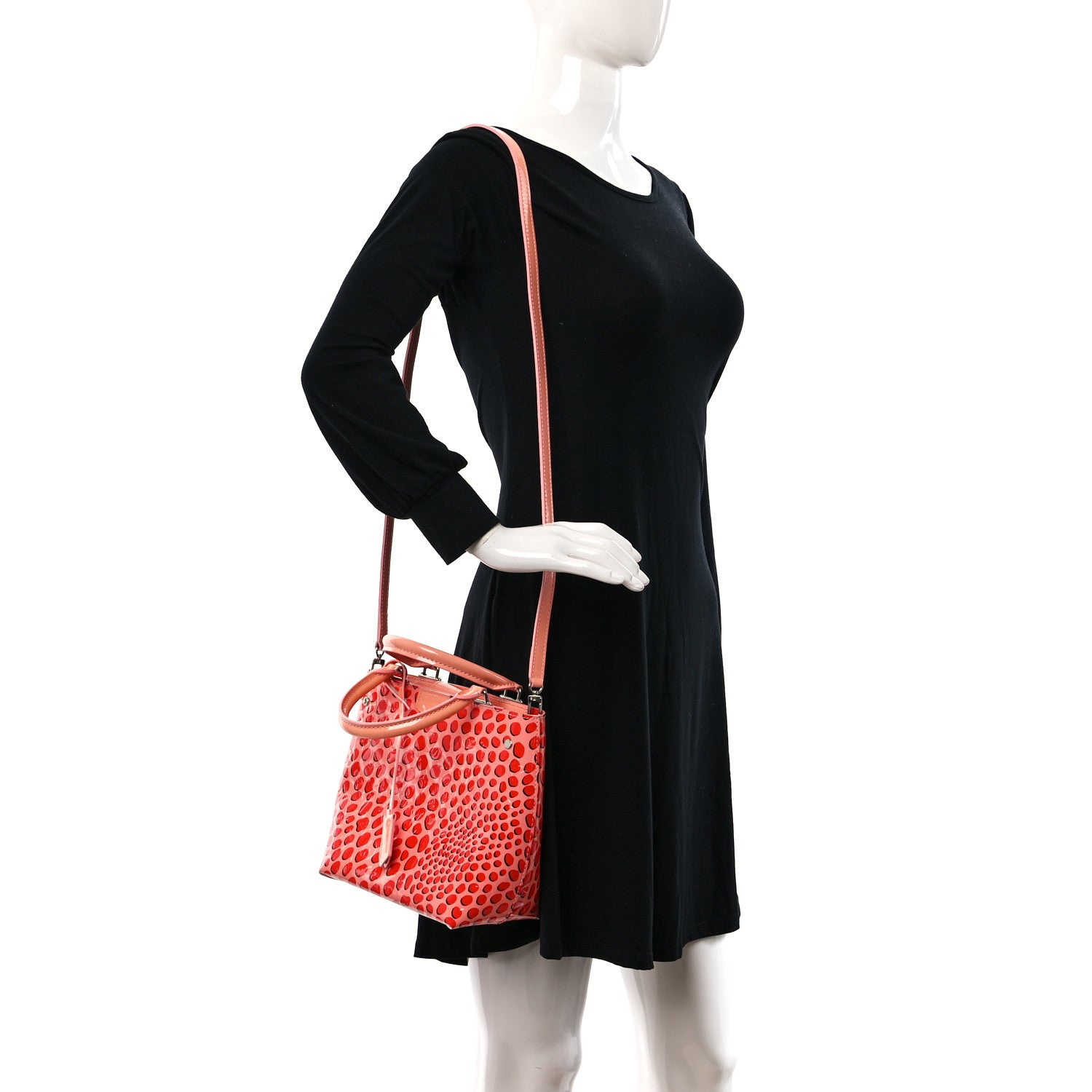 Louis Vuitton Vernis Jungle Dots Open Tote Sugar Pink Poppy 2 of 10