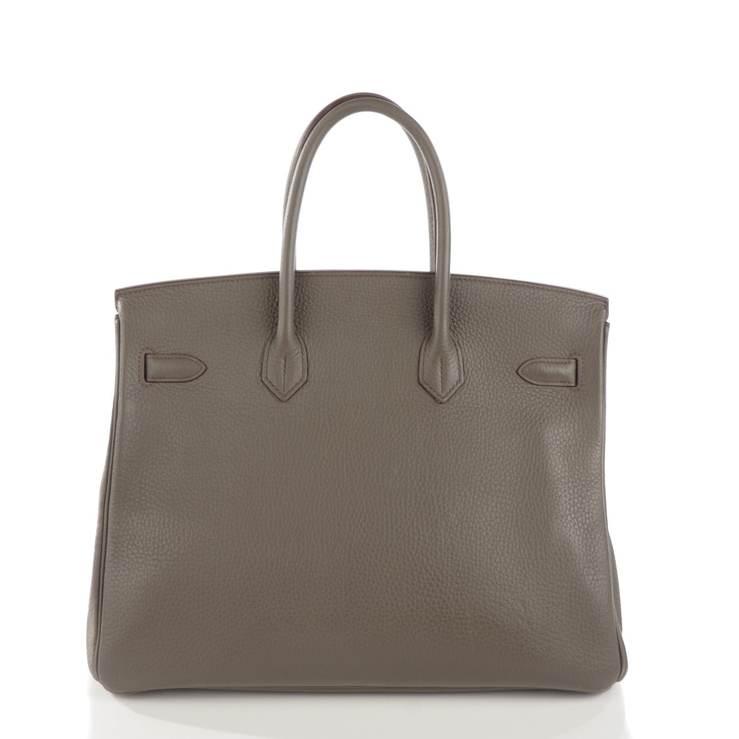 Hermes Taurillon Clemence Birkin 35 Etain 15 of 21