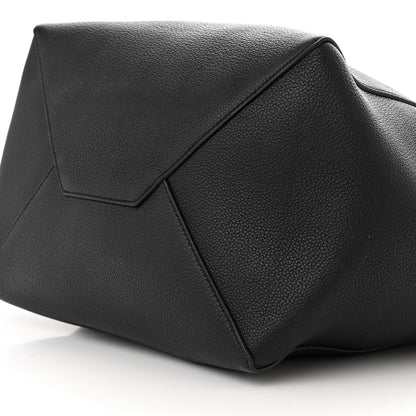 Celine Soft Grained Calfskin Medium Belt Cabas Phantom Black 10 of 10