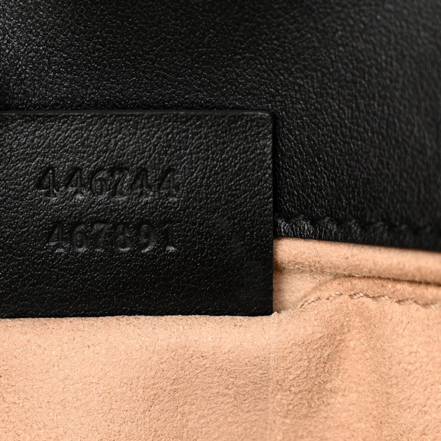 Calfskin Matelasse Mini GG Marmont Shoulder Bag Black