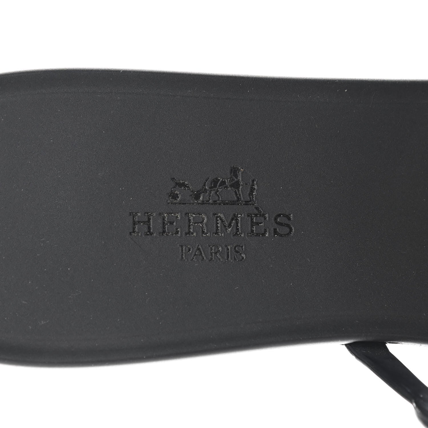 Hermes TPU Rivage Sandals 37 Black 6 of 7