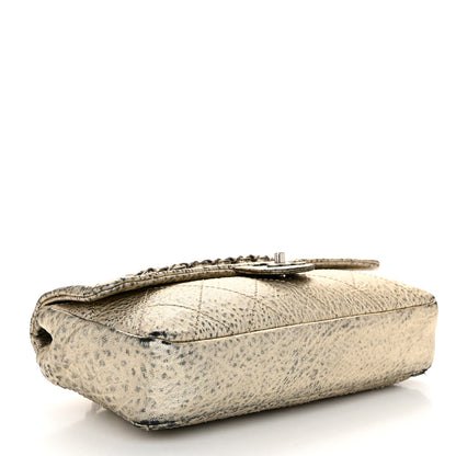 Chanel Distressed Metallic Lambskin Quilted Le Marais Ligne Flap Gold 4 of 18