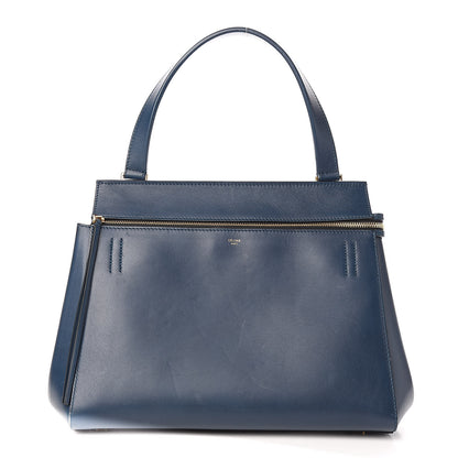Celine Smooth Calfskin Medium Edge Shoulder Bag Deepsea 1 of 16