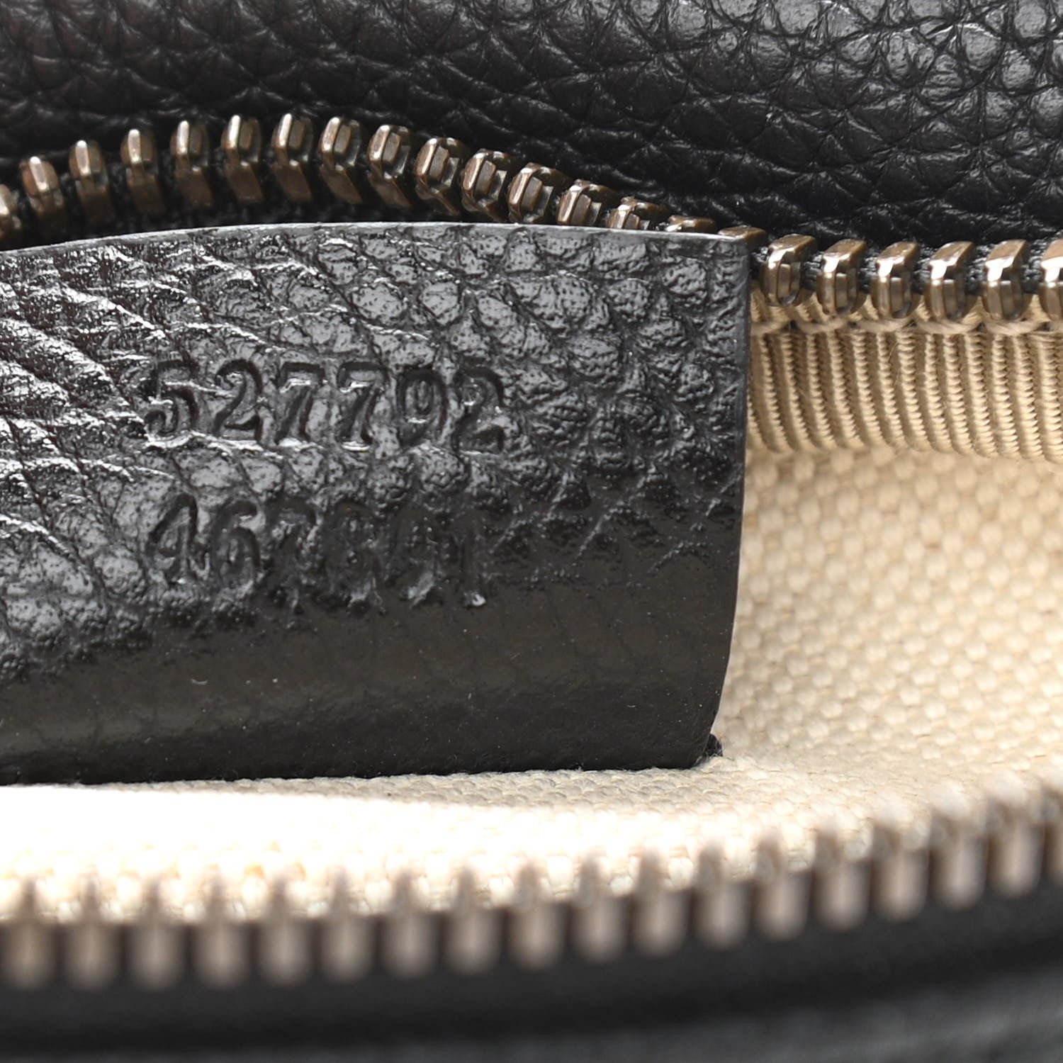 Gucci Grained Calfskin Small Logo Belt Bag Black 13 of 19