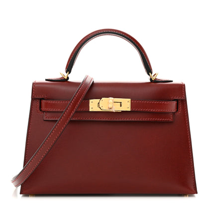 Hermes Box Mini Kelly Sellier 20 Rouge H 1 of 11