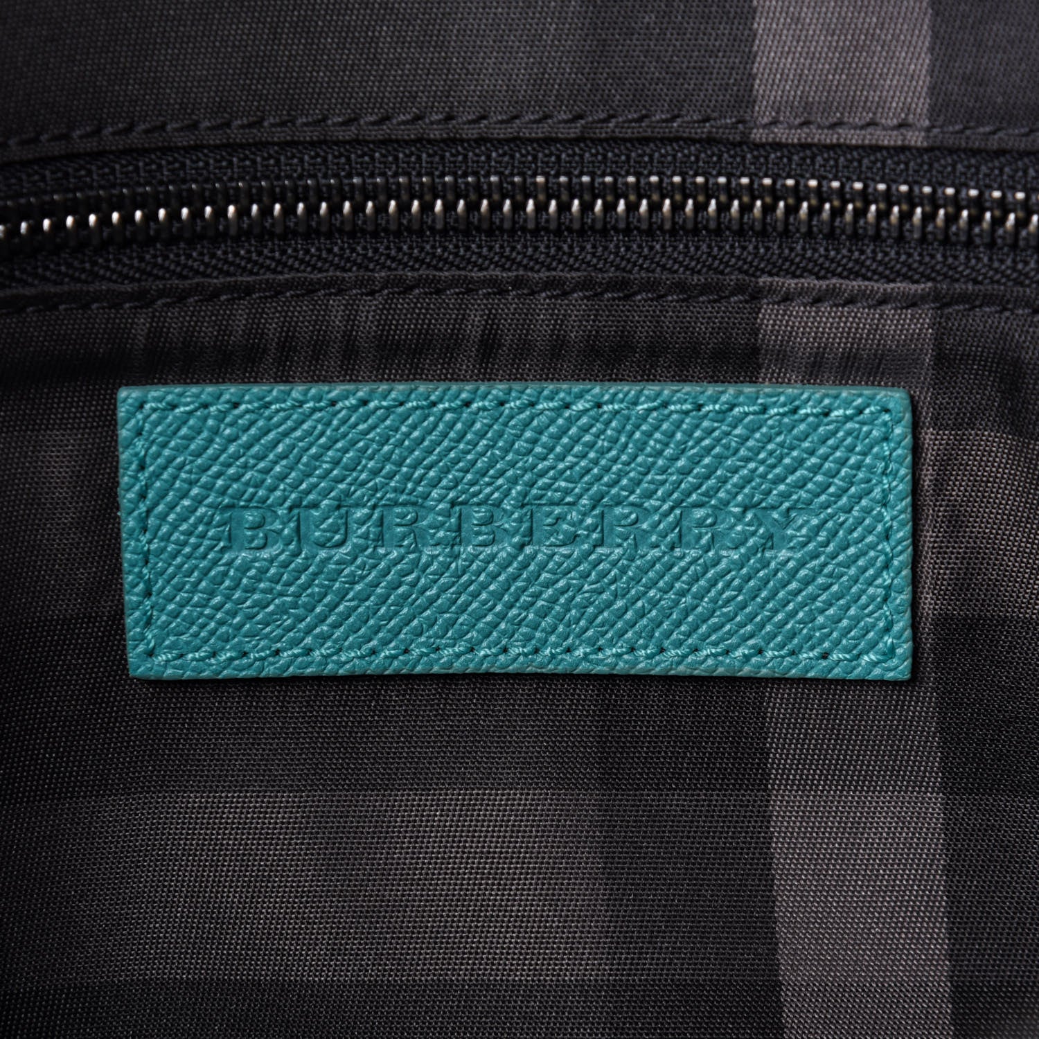Burberry Textured Calfskin Small Newberg Briefcase Opal Green 9 of 14