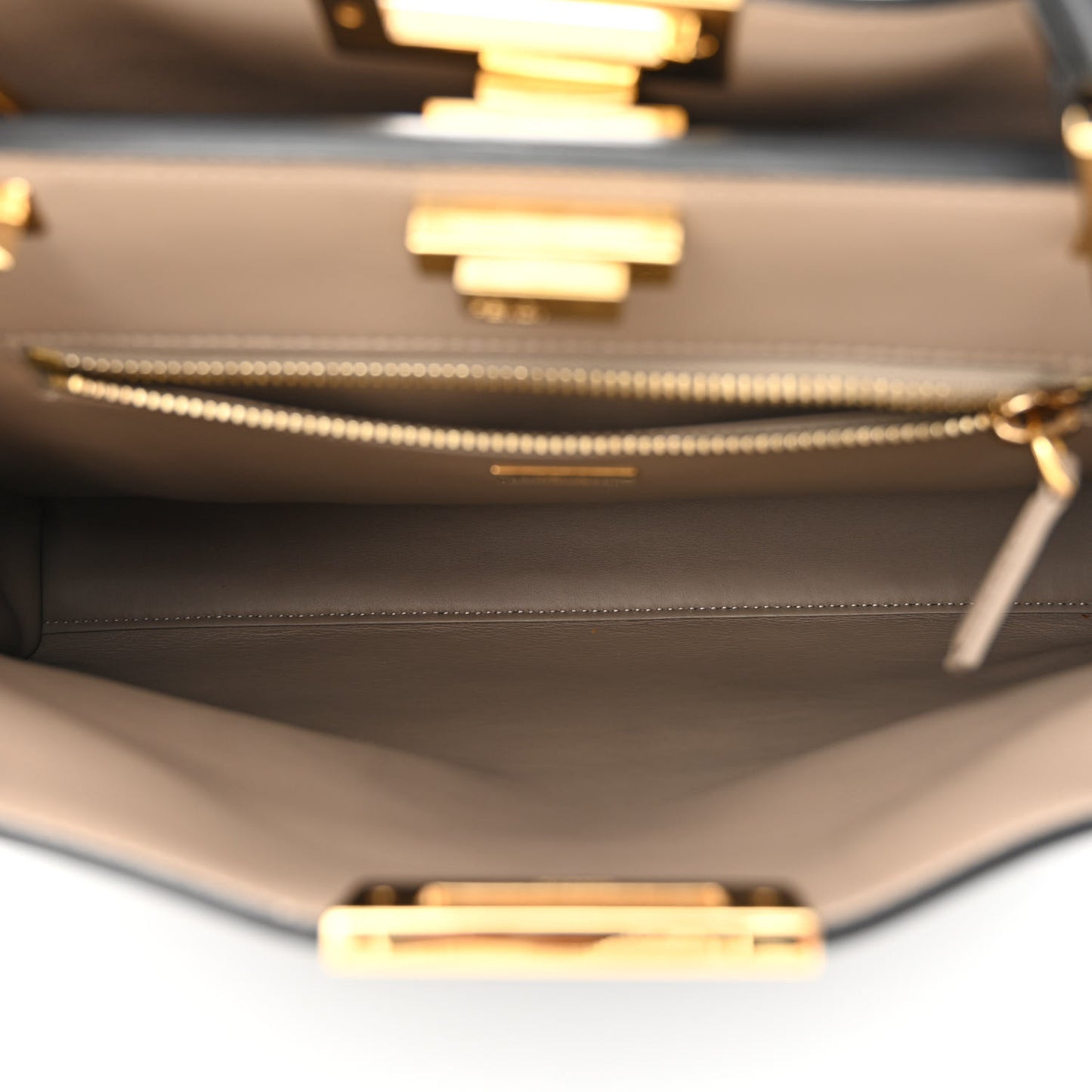Vitello Tahiti Burro Large Peekaboo Iconic Essentially Satchel Black Corda