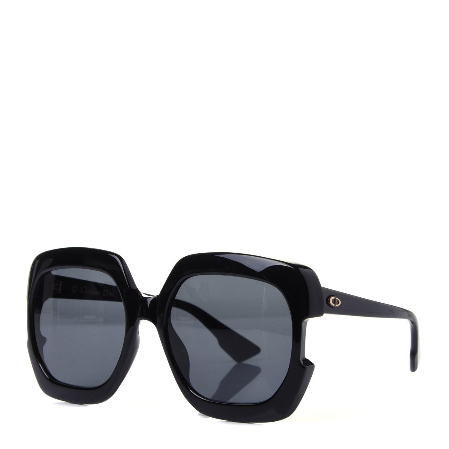Square Gaia Sunglasses Black