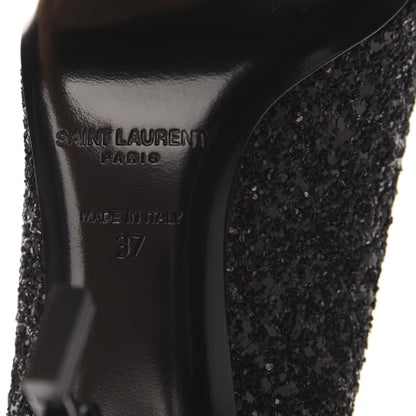 Saint Laurent Glitter Opyum 85 Pumps 37 Black 7 of 9