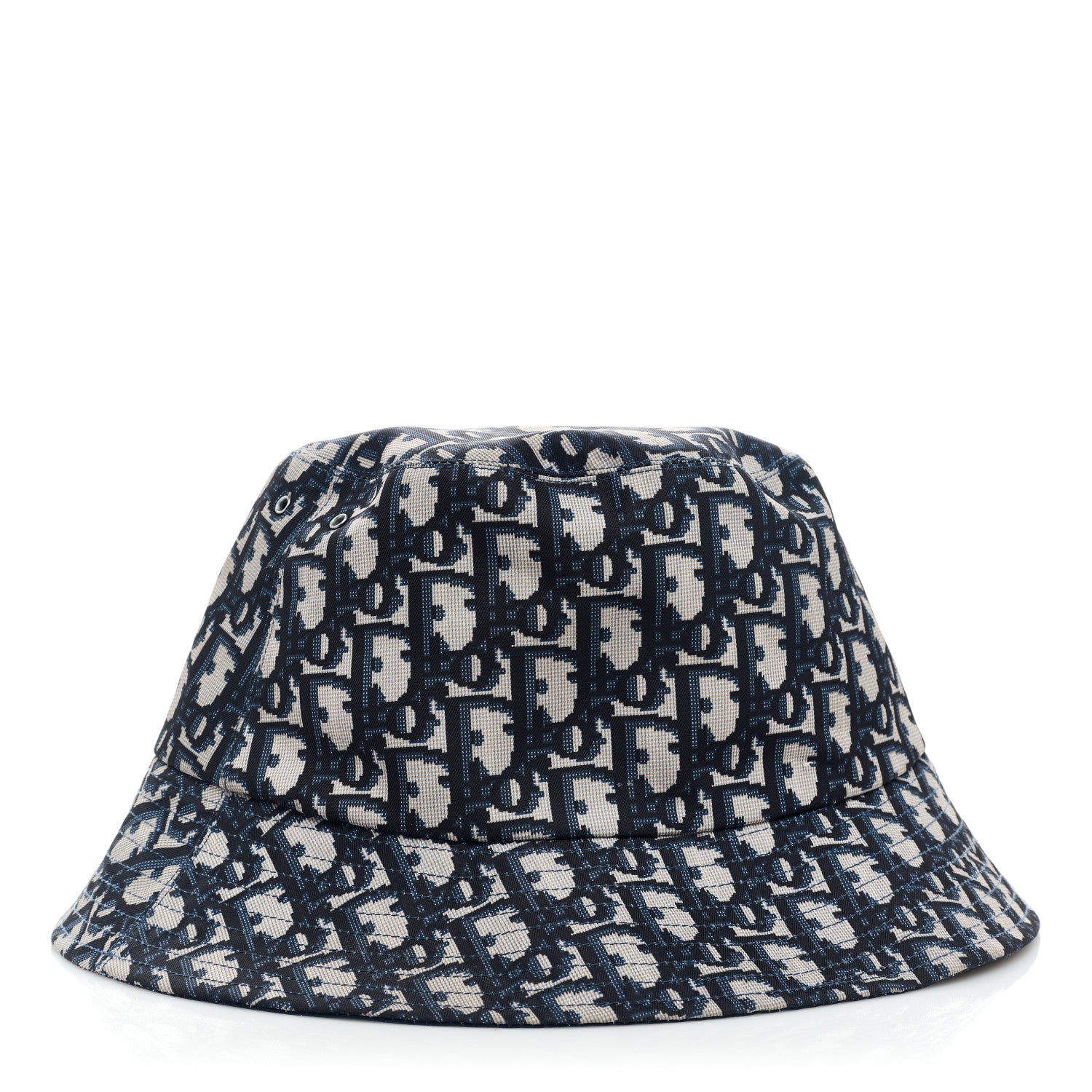 Christian Dior Oblique Reversible Teddy-D Brim Bucket Hat Blue 1 of 5
