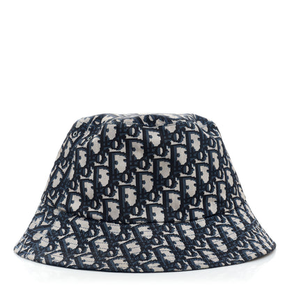 Christian Dior Oblique Reversible Teddy-D Brim Bucket Hat Blue 1 of 5