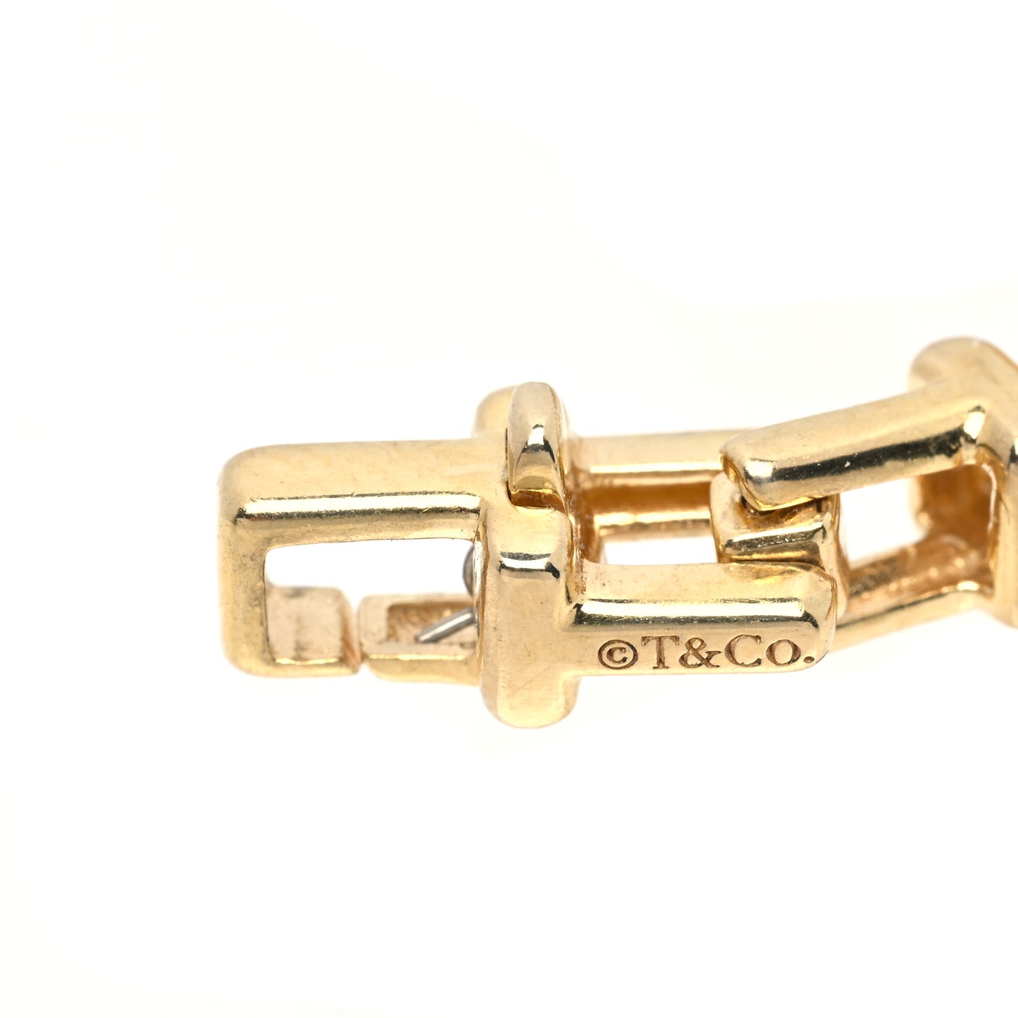 18K Yellow Gold T Narrow Chain Necklace