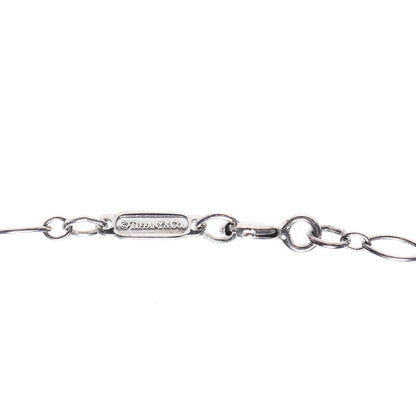 Tiffany Sterling Silver Enamel Shopping Bag Charm Pendant Necklace 4 of 7