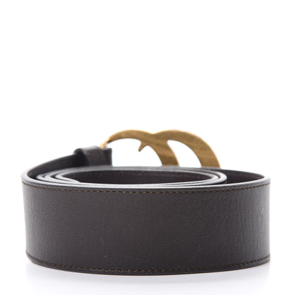 Gucci Calfskin Double G 40mm Belt 85 34 Dark Cocoa 2 of 6