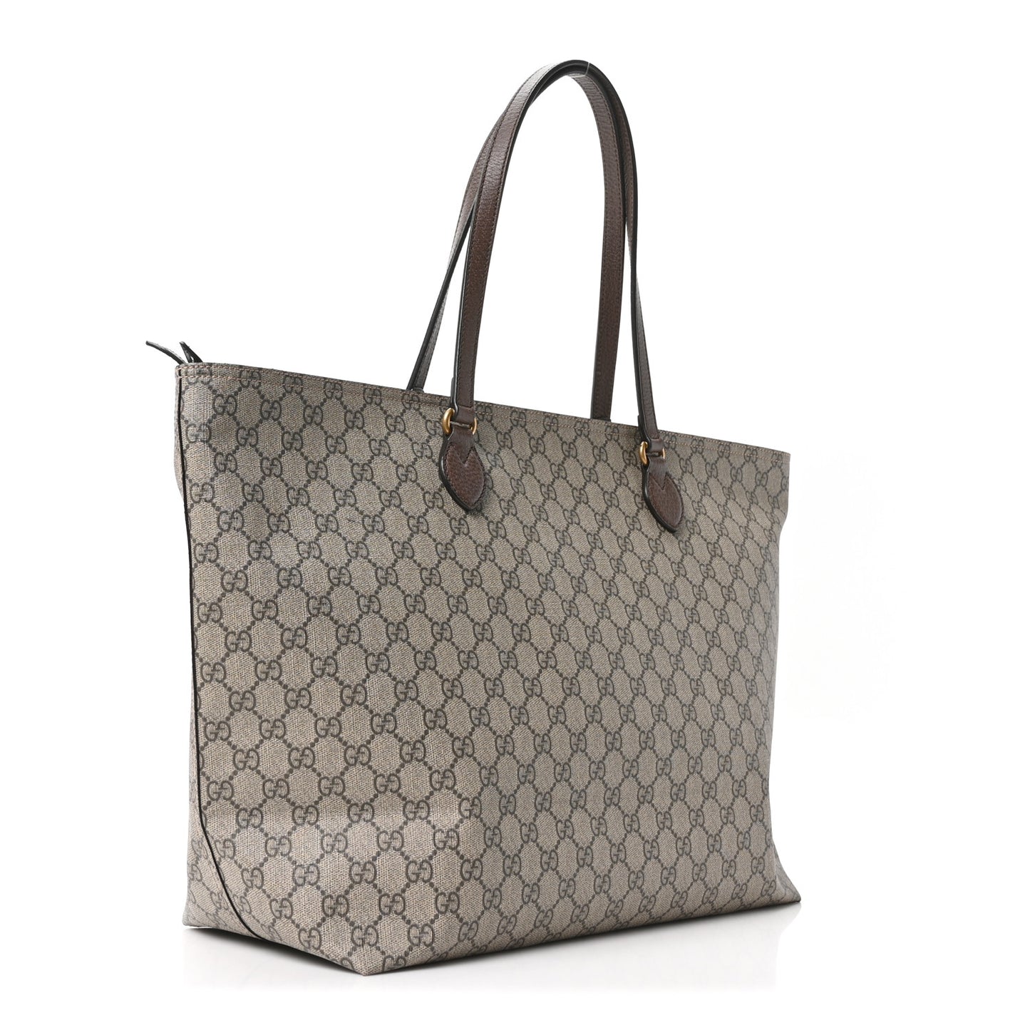 GG Supreme Monogram Medium Ophidia Shopping Tote Ebony