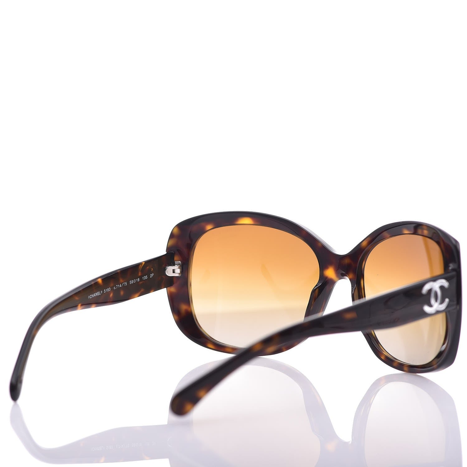 Chanel CC Sunglasses 5183 Tortoise 4 of 7