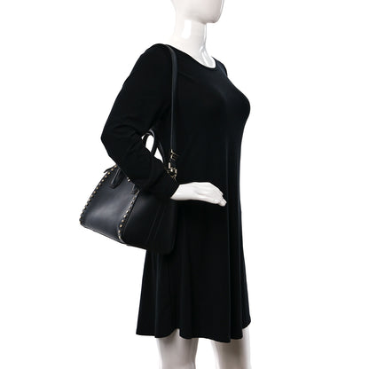 Givenchy Smooth Calfskin Small Studded Antigona Black 2 of 8