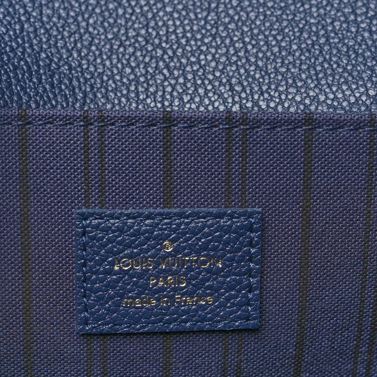 Louis Vuitton Empreinte Pochette Metis Navy 5 of 9