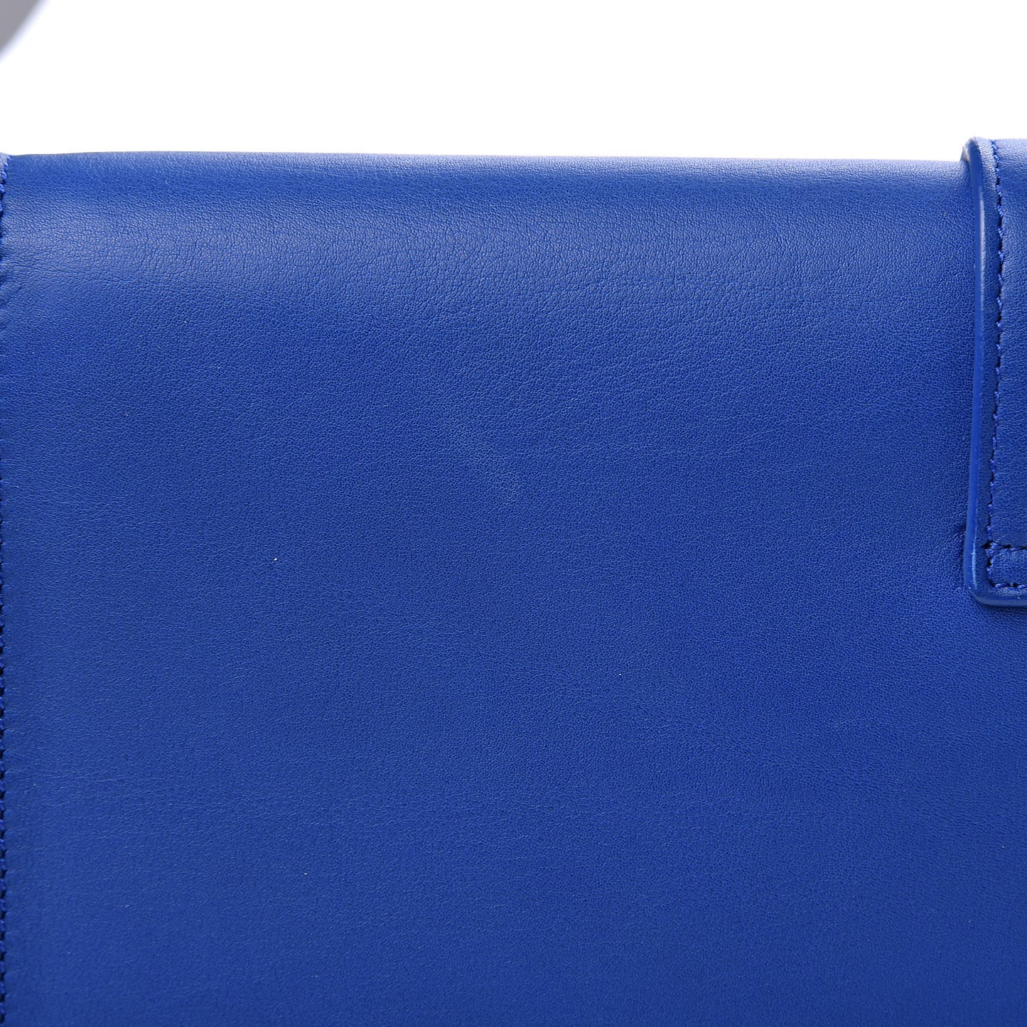 Calfskin Classic Y Ligne Clutch Royal Blue